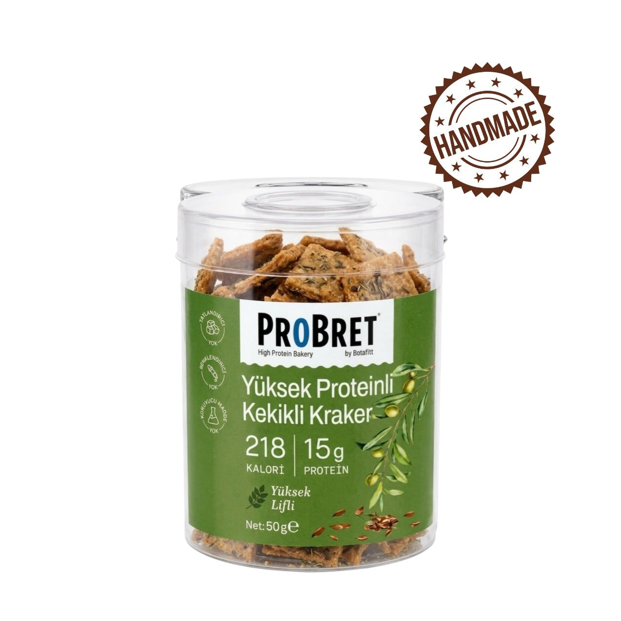 Yüksek Proteinli Kekikli Kraker 3'lü Paket
