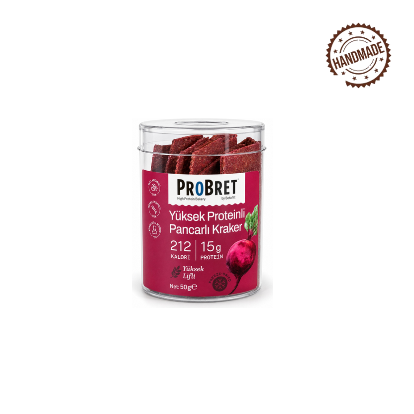 Yüksek Proteinli Pancarlı Kraker