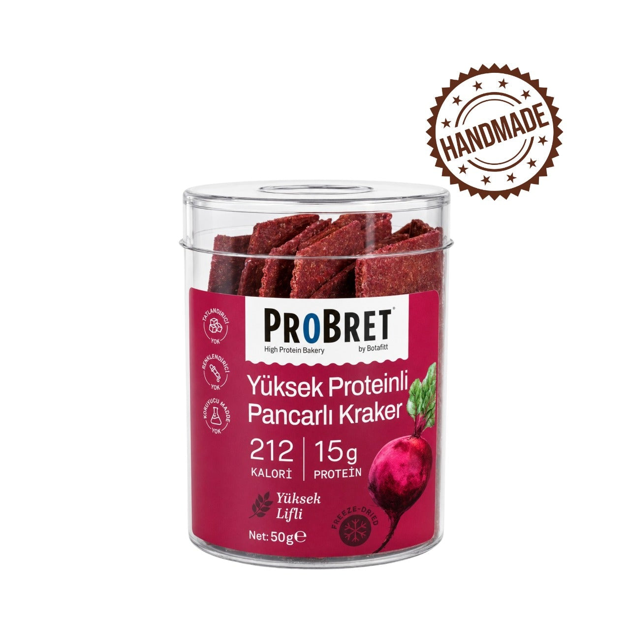 Yüksek Proteinli Pancarlı Kraker 3'lü Paket