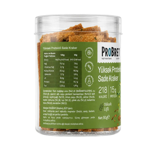 Yüksek Proteinli Sade Kraker